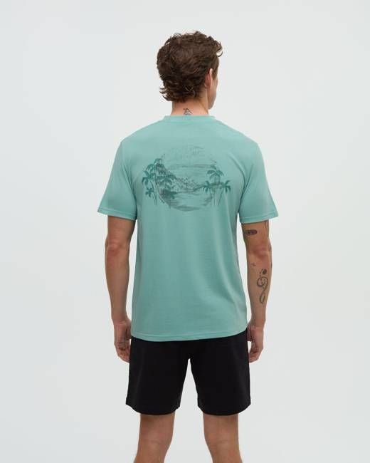 Haiti Palm Overlay T-Shirt