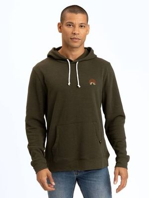 Embroidered Triblend Pullover Hoodie