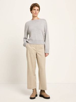 Cropped sweater (GOTS)