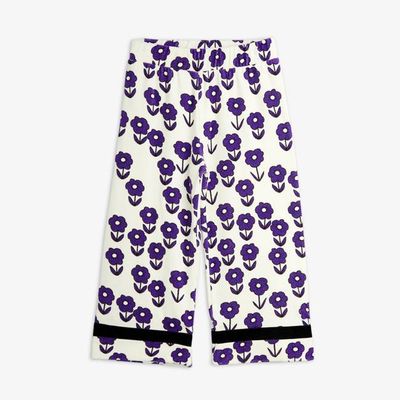 Spaceflower velour trousers