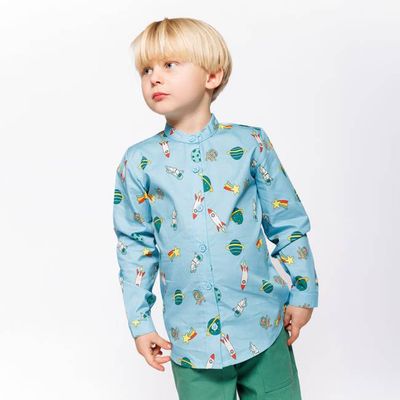 Stayman long-sleeved shirt with the universe