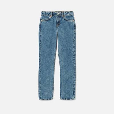 70s Low Rise Straight - Blue Mere