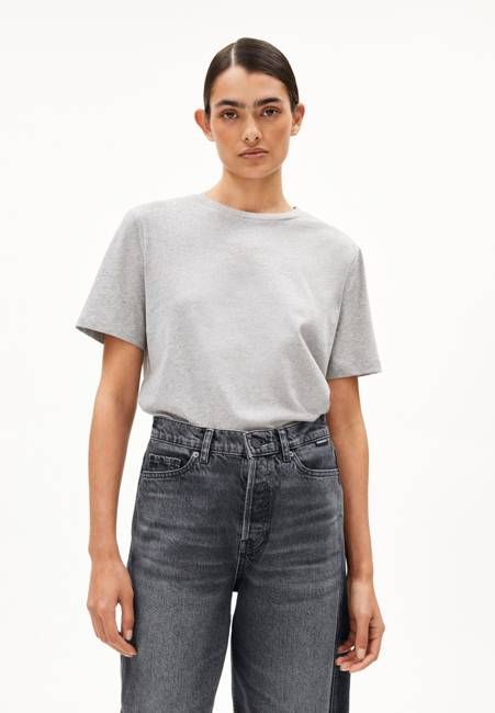 LUALAA T-SHIRT | silver melange