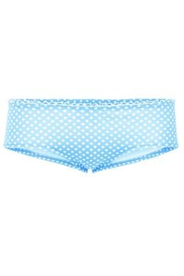 Bio Hipster kleine Punkte hellblau -