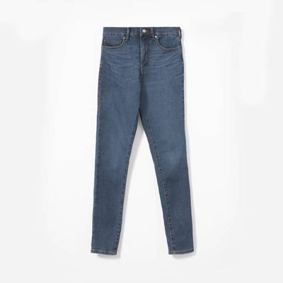 The Authentic Stretch High-Rise Skinny | Mid Blue | 28.5" Inseam