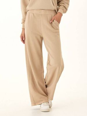 Esmeralda Mineral Wash Cotton Terry Wide Leg Pant