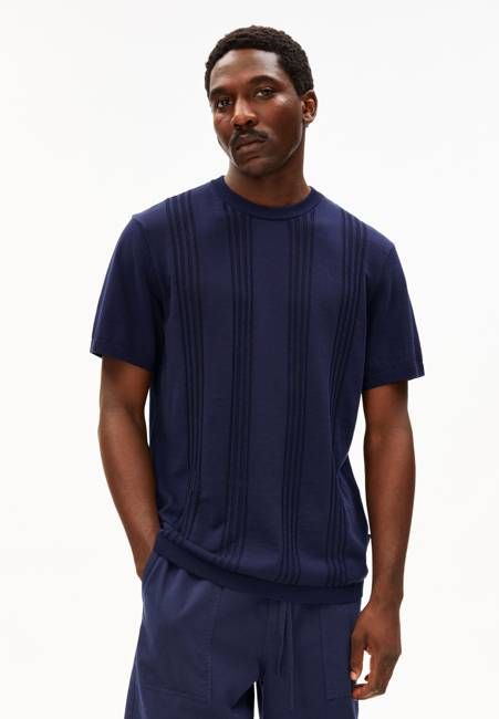 BAUMWOLL-STRICKSHIRT