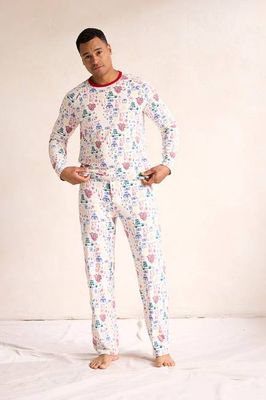 Pajama Set: Long Sleeve Shirt + Pajama Pant