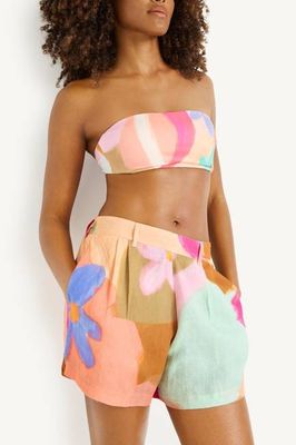 Nala Bandeau Top - In Bloom Colorblock EcoLux BT