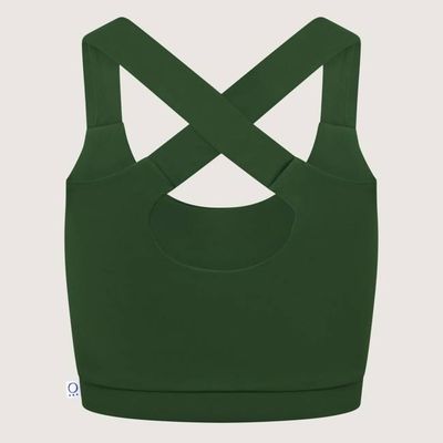 Recycling Bikini-Top Tryde oliv (grün)