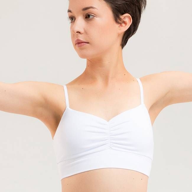 Bio Bustier Yoga weiß - kaufen