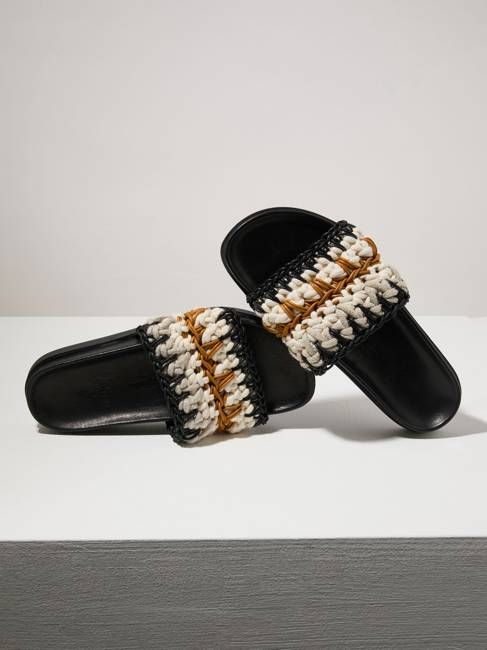 Macrame mules