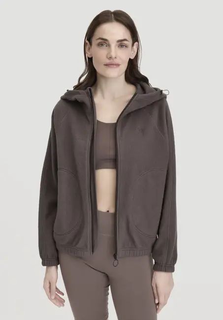 Soft fleece jacket oversize ACTIVE COMFORT made of pure organic cotton