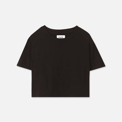 Organic Cotton Relaxed Crop Tee