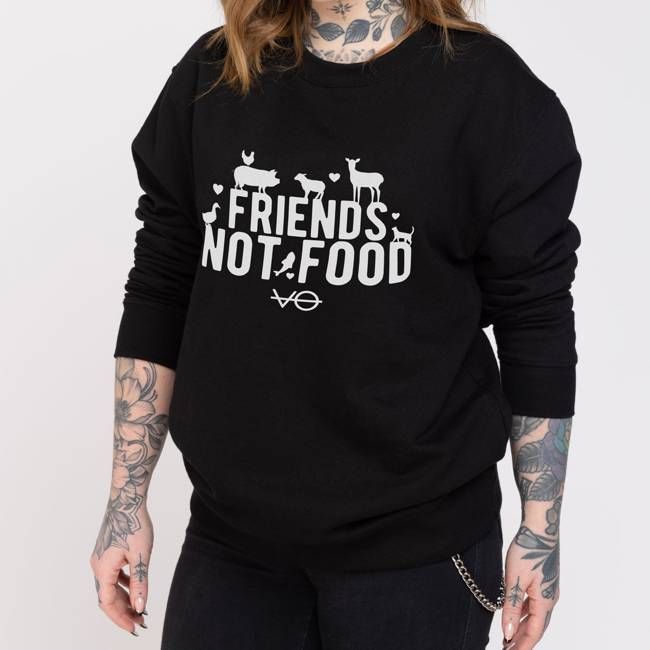 Friends Not Food Sweatshirt (Unisex)