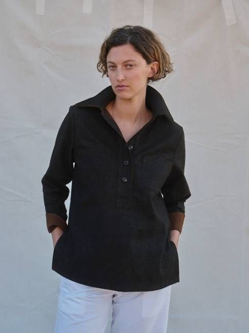 Russet Tunic in Mudcloth