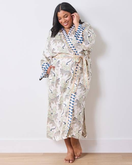 Bagheera - Eco Satin Robe - Wedding Cake