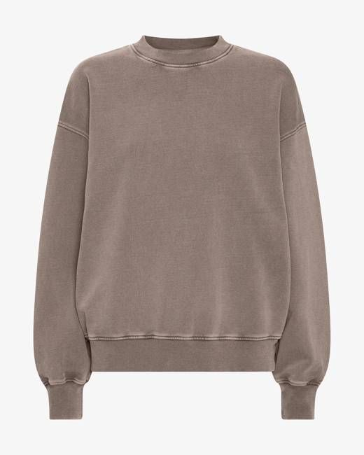 Organic Oversized Crew - Faded Khaki