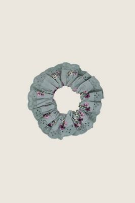 RHS Haargummi mit Spitzenbesatz | Salbei