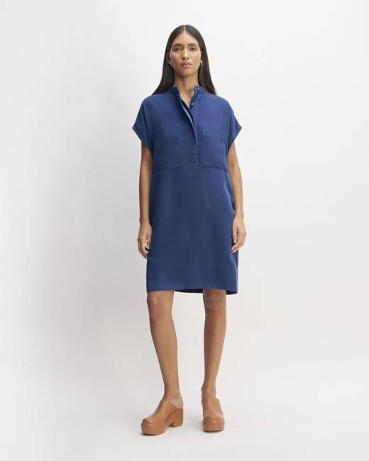 The TENCEL™ Easy Workwear Dress | Bellwether Blue