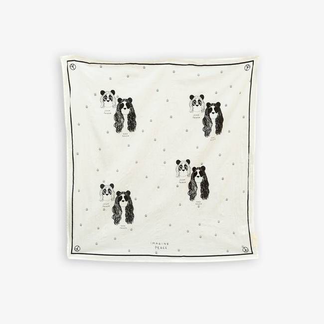 Imagine peace woven scarf