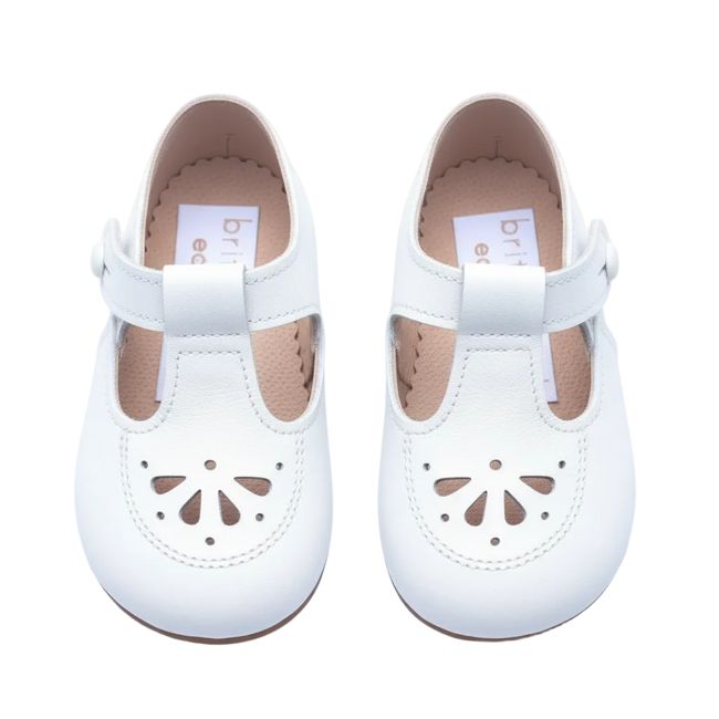 Britannical x Early Days - Robin Pre-Walker Baby Shoes - White