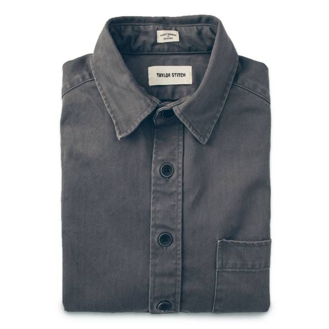 The Mechanic in Washed Charcoal Herringbone