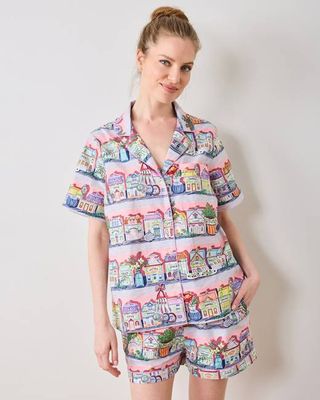 Lenox Spice Village™ x PF - Short PJ Set - Kitchen Pink