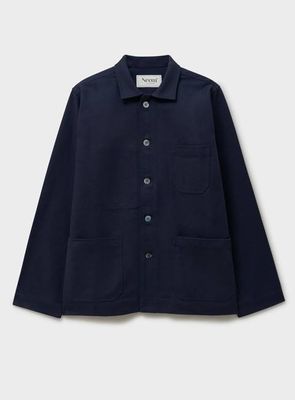 Recycled Heavy Duty Twill Navy Jacket