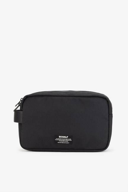 BLACK VANITY TOILETRY BAG