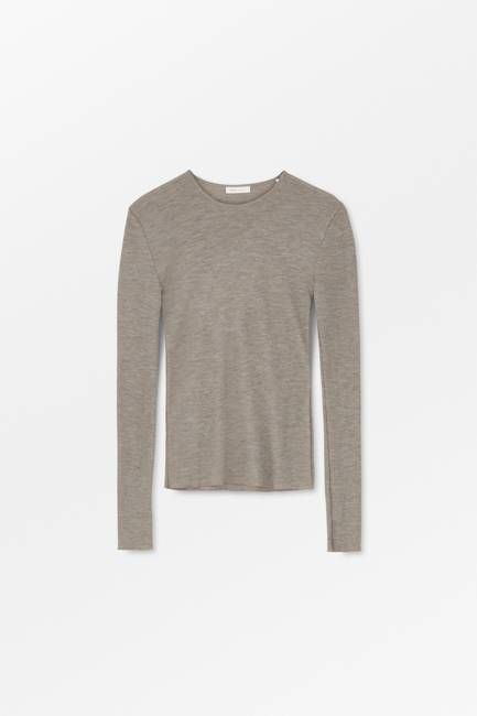 Amy O-neck blouse - Brown