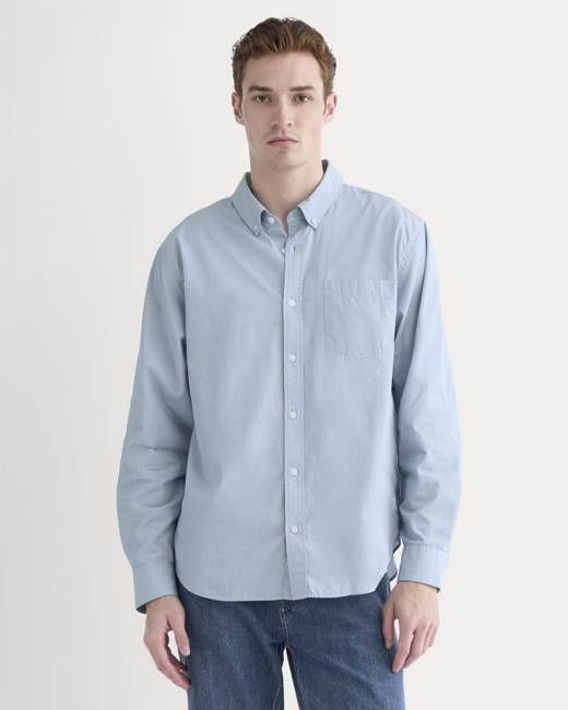 Washed Poplin Shirt | Dutch Blue