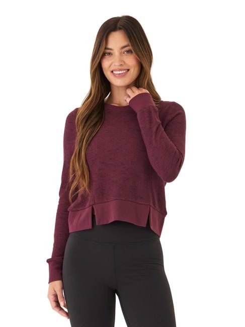 Marie Rhythm Slub Step-Hem Pullover