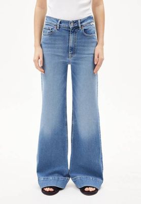 MURLIAA HIGH WAIST WIDE JEAN | lighten