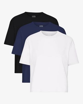Organic Boxy Crop  Tee - Mixed 04 (3-Pack)