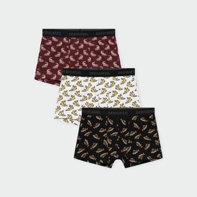 DEDICATED - Boxer Briefs Kalix Fish Pattern 3-pack