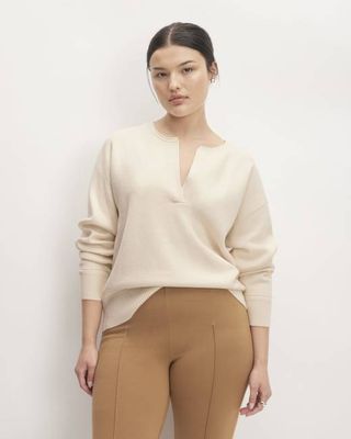 The Cotton-Merino Vintage Henley | Canvas