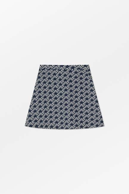 Paula skirt - Navy/Beige