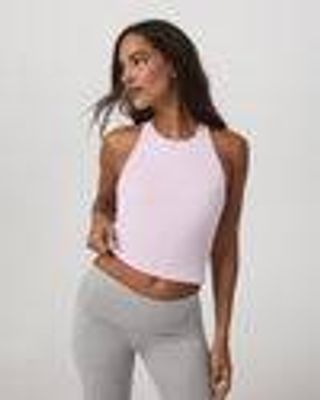 Pose Plyo Tank – Women's Lilac Breeze Supportive Tank Top – Tanks – Vuori