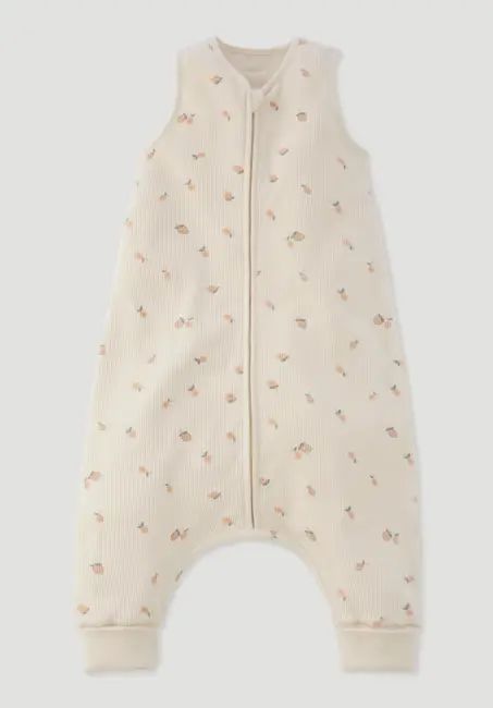 Piqué sleeping bag made from pure organic cotton