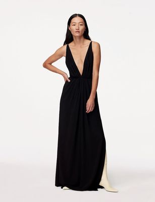 Gathered Gown | Black