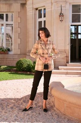 Christopher Plaid Blazer