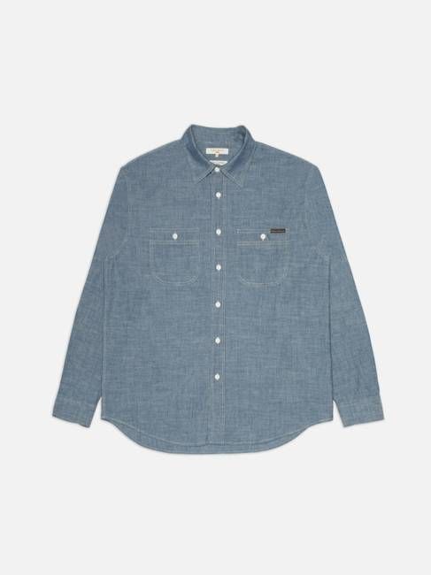 Julian Worker Shirt Chambray | Nudie Jeans