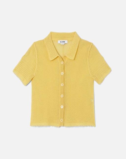 Amelia Cashmere Polo - Dandelion