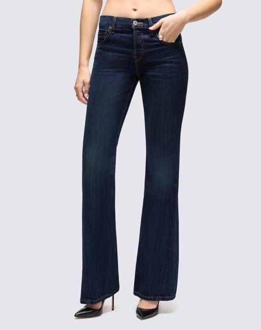 Twisted Mid Rise Bootcut - DK Lady Blue