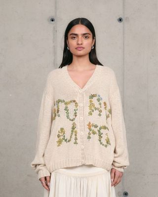 Twinsun Knit Cardigan - Ecru Story