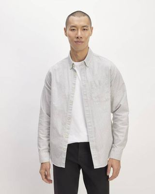 The Classic Oxford Shirt | Charcoal / White | Standard