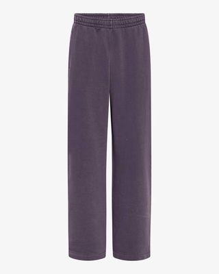 Organic Straight Leg Sweatpants - Faded Grape