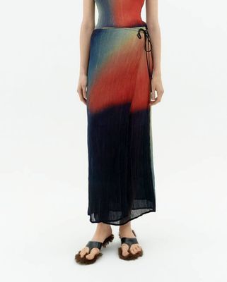 Midi pleated Pauline skirt