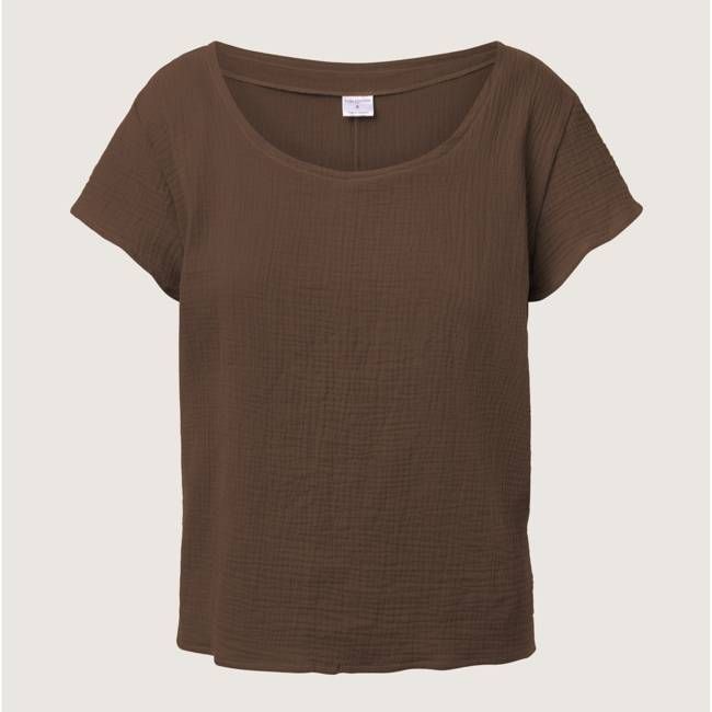 Musselin-Shirt Coube braun